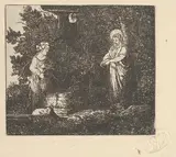Rodolphe Bresdin, Le Christ et La Samaritaine (Christ and the Samaritan Woman)
