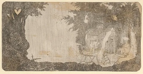 Rodolphe Bresdin, St. Joseph Charpentier (St. Joseph, Carpenter)