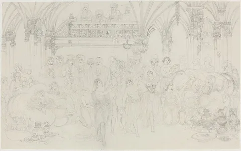Rodolphe Bresdin, Interior: Dancing Girls Entertaining Chieftains