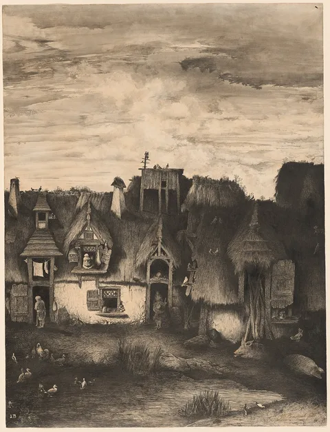 Rodolphe Bresdin, Fantasy Farmhouse