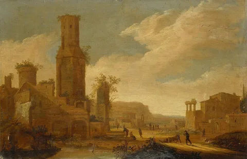 Daniel van Heil, Landscape with Ruins
