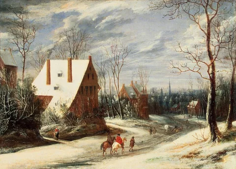 Daniel van Heil, Winter Landscape