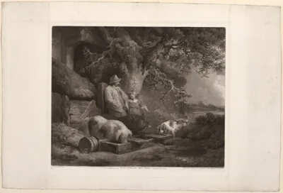 John Raphael Smith, Peasant and Pigs