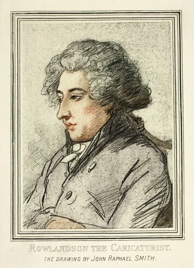 John Raphael Smith, Portrait of Thomas Rowlandson, from Reproductions of Drawings by Old Masters in the British Museum
