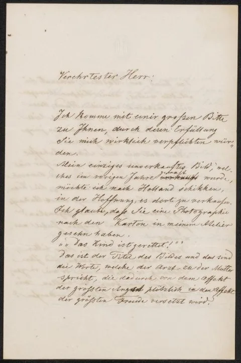 Rudolf Jordan, Brief aan Ary Johannes Lamme