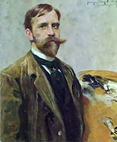 Hugo Vogel, Self-portrait