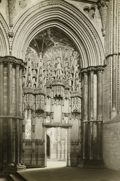 Frederick H. Evans, Ely Cathedral: Bishop Alcock's Chapel from Reho-Choir