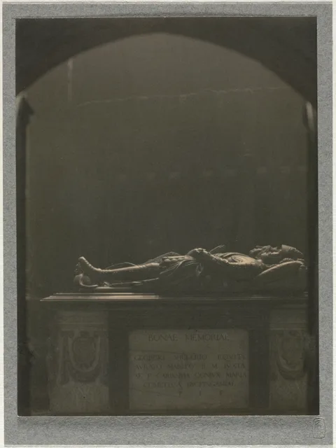 Frederick H. Evans, Westminster Abbey, Tomb of Sir Georges Villiers (d. 1605)