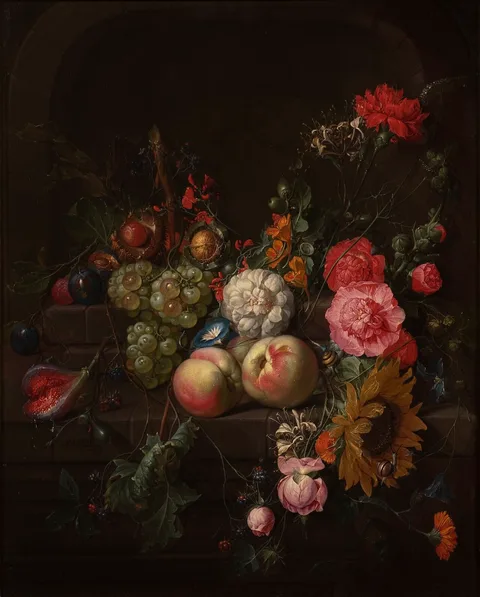Cornelis de Heem, Still Life with Flowers and Fruit