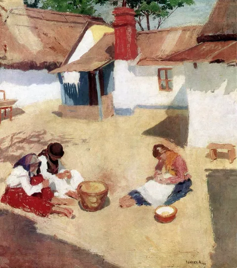 Adolf Fényes, Shelling Beans