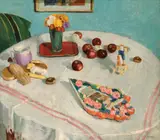 Adolf Fényes, Still-Life with a Gingerbread Heart