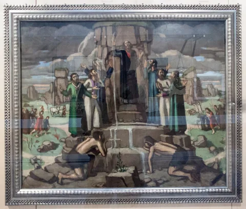 Adolf Fényes, Moses strikes the rock for water