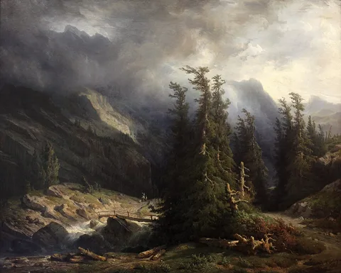 François Diday, Path from Grimsel to Handeck