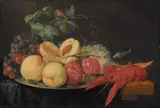 Joris van Son, Still Life with Fruit and Boiled Crayfish