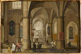 Pieter Neefs the Younger, Interior of a Gothic Church