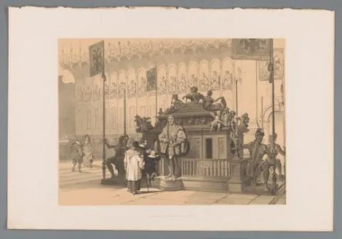 Louis Haghe, Graftombe van keizer Lodewijk de Beier te München