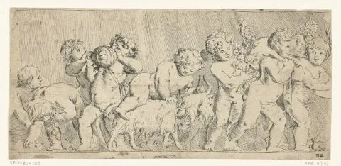 Pieter van Avont, Fries met naakte kinderen