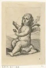 Pieter van Avont, Engeltje met een roos in de hand