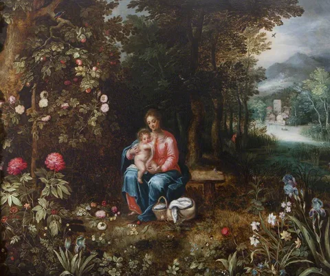 Pieter van Avont, The Rest on the Flight into Egypt