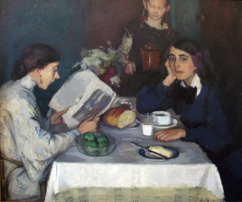 Leo von König, At the Breakfast Table