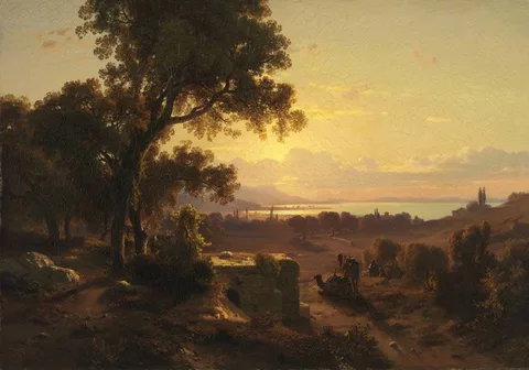 Max Schmidt, View of Smyrna, seen from the caravan route