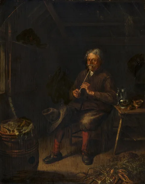 Matthijs Naiveu, Man smoking a pipe