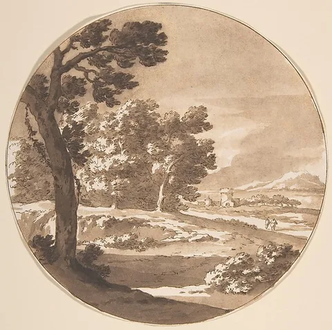 Jacob van der Ulft, Wooded Landscape with Figures on a Road