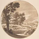 Jacob van der Ulft, Wooded Landscape with Figures on a Road