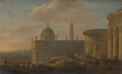 Jacob van der Ulft, Italian city view