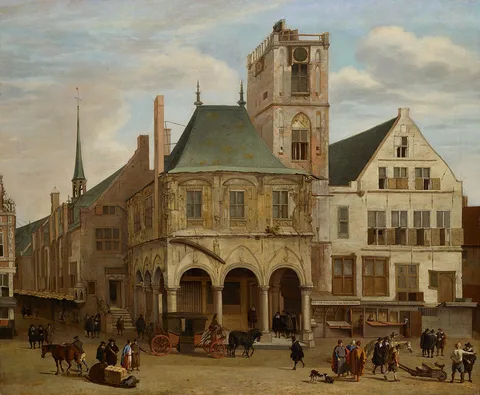 Jacob van der Ulft, Historical Impression of Former City Hall