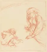 Charles Haslewood Shannon, Mother and Children