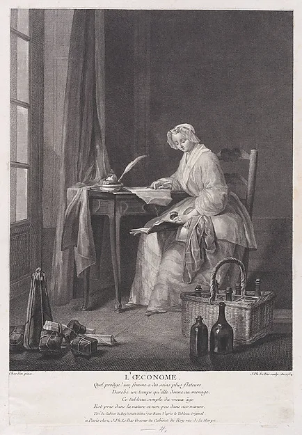 Jacques Philippe Le bas, The Thrifty Woman