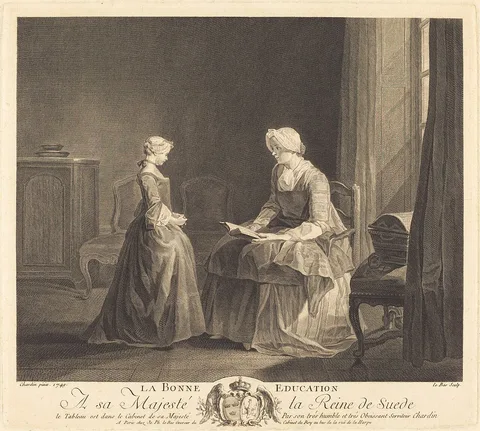 Jacques Philippe Le bas, La Bonne education (The Good Education)