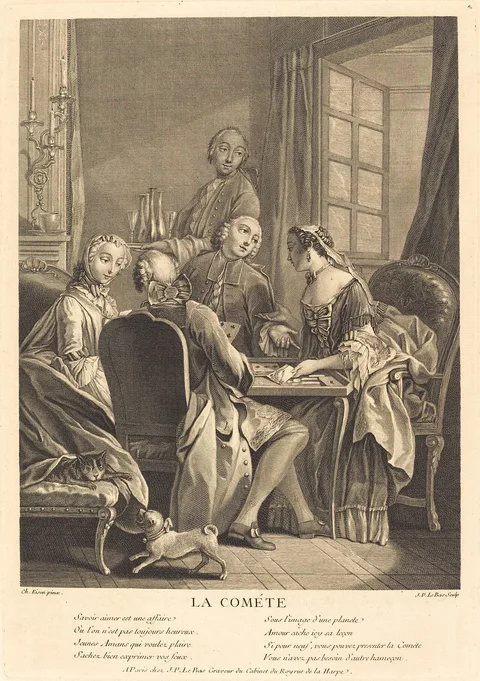 Jacques Philippe Le bas, La comete