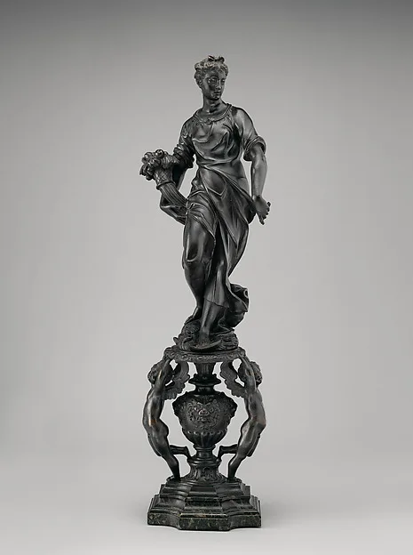 Girolamo Campagna, Andiron with figure of Ceres (allegory of Peace) (one of a pair)