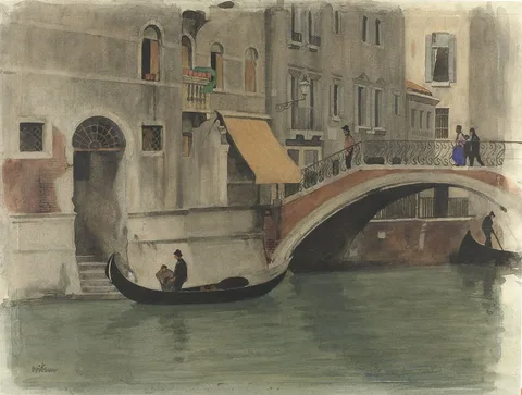 Willem Witsen, Bridge over a canal in Venice