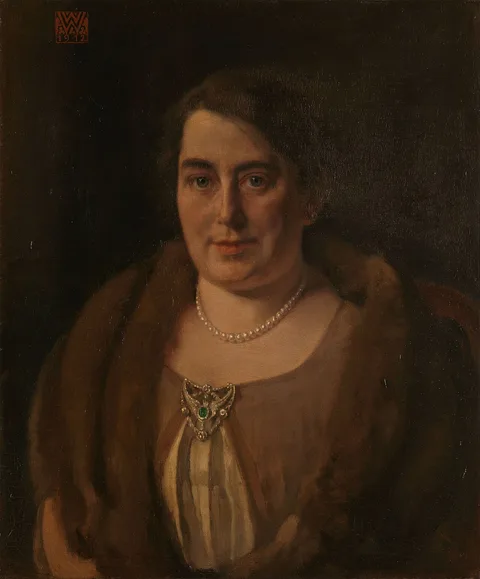 Willem Witsen, Adèle van Meekren, de tweede echtgenote van Andries van Wezel