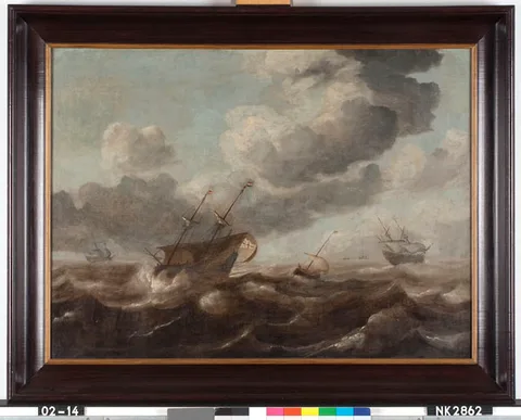 Pieter Mulier the Elder, Shipping in choppy waters