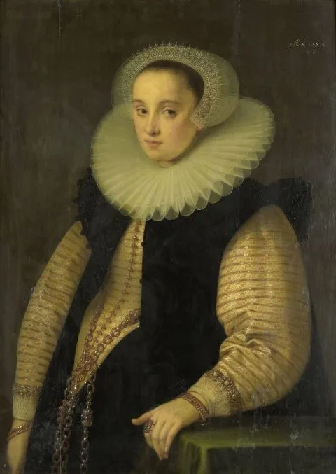 Geldorp Gortzius, Hortensia del Prado (d 1627), Wife of Jean Fourmenois