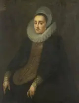 Geldorp Gortzius, Lucretia del Prado, Wife of Jeremias Boudinois