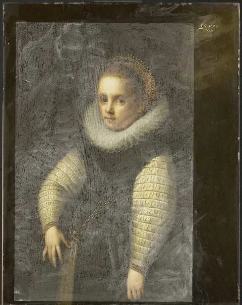 Geldorp Gortzius, Portrait of Catharina Fourmenois as a Child, later Wife of Pieter Boudaen Courten