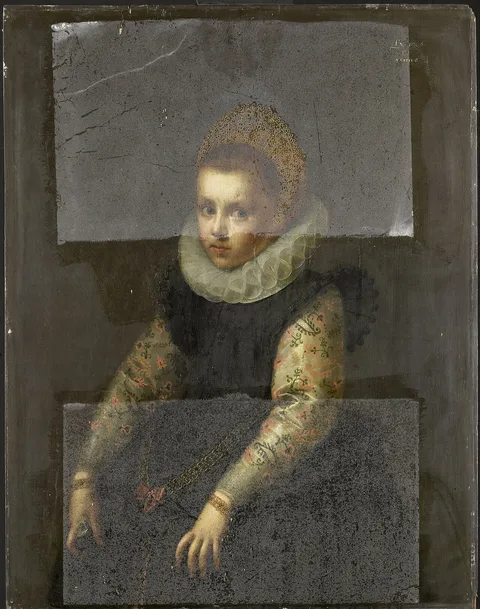 Geldorp Gortzius, Portrait of a Sister of Catharina Fourmenois