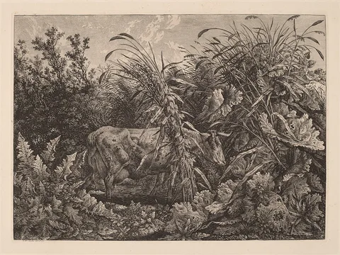 Carl Wilhelm Kolbe, The Cow in the Swamp