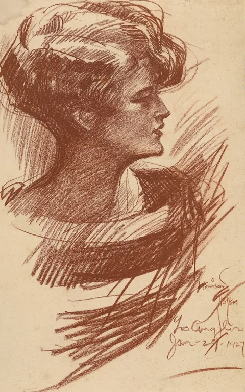 Harrison Fisher, Portrait of Zelda Sayre Fitzgerald