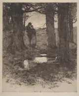 William Langson Lathrop, An Evening Walk