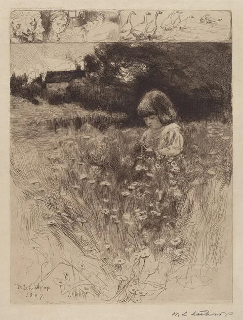 William Langson Lathrop, Little Red Riding Hood