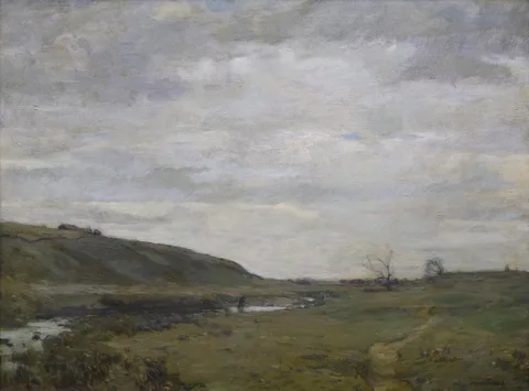 William Langson Lathrop, The Muskrat Hunter