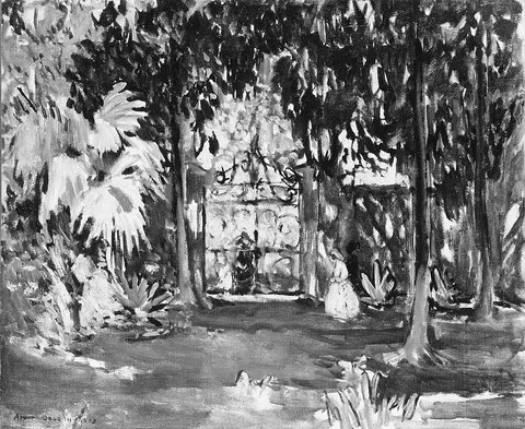 Anne Goldthwaite, Garden Gate, Near Ascain #7
