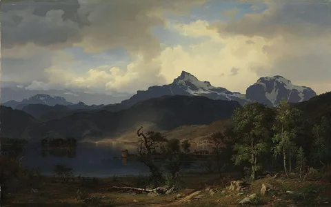 Bernt Lund, View from Ulvik in Hardanger