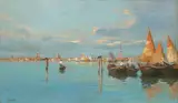 Pietro Fragiacomo, View of Venice